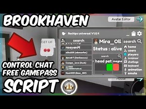 *NEW* Brookhaven Script 🌟 | Trolling Control Chat, Free Gamepasses | Roblox Pc/Mobile Executor