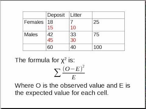 Simple Explanation of Chi-Squared
