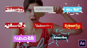 Download Subscribe Buttons | After Effects - FREE Videohive - aedownload.com