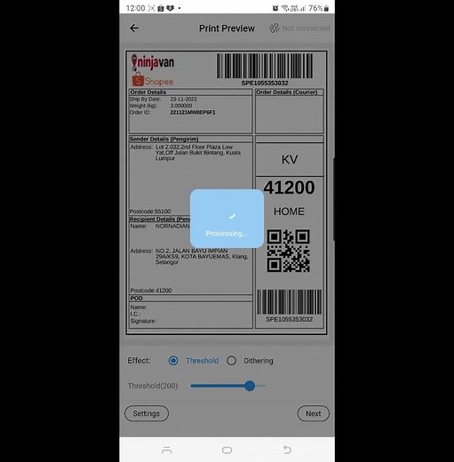 How to print using Label Expert App from IOS / Android