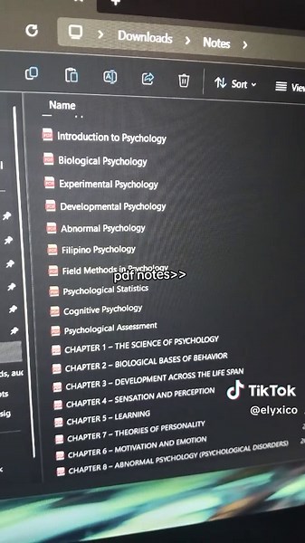 Essential Psychology Notes PDF for First Year Students