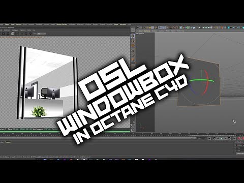 Octane OSL Office Windowbox Shader - Get instant 3d room on a 2D plane