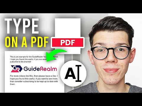 How To Type On A PDF - Full Guide