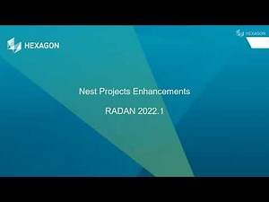Automatic Nesting Enhancements | RADAN 2022.1