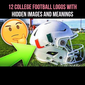 5.2K views | Let's have a look at these College Football Logos With Hidden Images and Meanings that wil BLOW YOUR MIND! | Total Pro Sports | Facebook