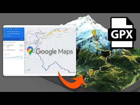 Create a custom GPX file and generate a 3D map from it using Google Maps and the 3D Mapper plugin
