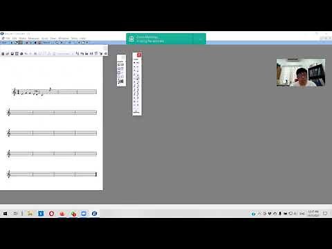 Writing Music using Music Notation Software - Encore