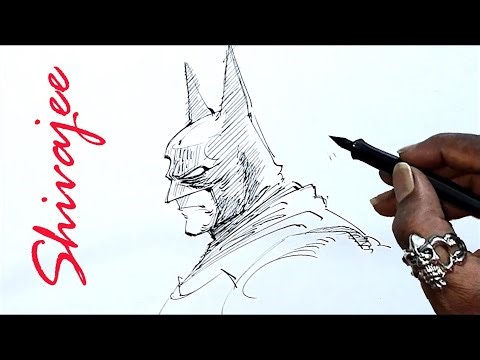 🦇 How to Draw Batman | Simple Batman Sketch | Comic Book Style Art Tutorial