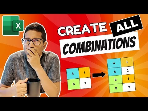 Easy Way to Create ALL Possible Combinations From Multiple Lists in Excel (Power Query & Formula)