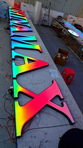 587K views · 6.1K reactions | Do you know what is the new and popular LED signage technology in China. #sign #signage #design #signagedesign #ledsign #sourcefactory #logodesign | jlb sign | Facebook