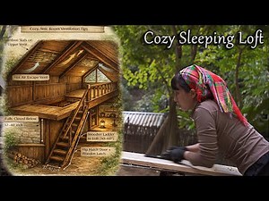 I'm Building a Cozy Sleeping Loft in My Log Cabin | Off-Grid Life