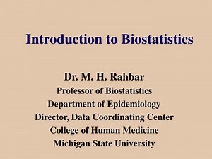 PPT - Introduction to Biostatistics PowerPoint Presentation, free download - ID:681402