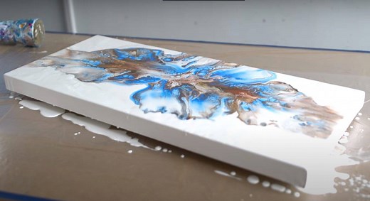 How to Do A Dutch Pour Painting - Fluid Texture Art - Love Acrylic Painting