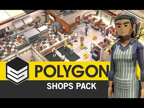 POLYGON - Shops Pack - (Trailer) 3D Low Poly Art for Games by #SyntyStudios