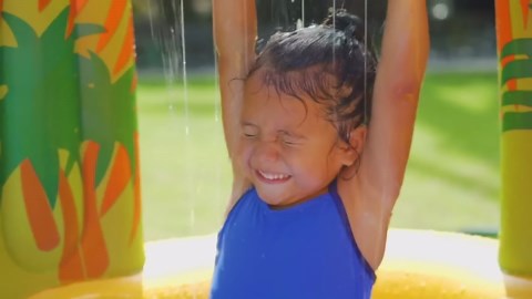 Intex Inflatable Kids Dinosaur Play Center Outdoor Water Park Pool w/ Slide