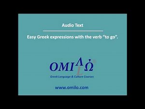 The verb "to go", along with useful phrases | Omilo