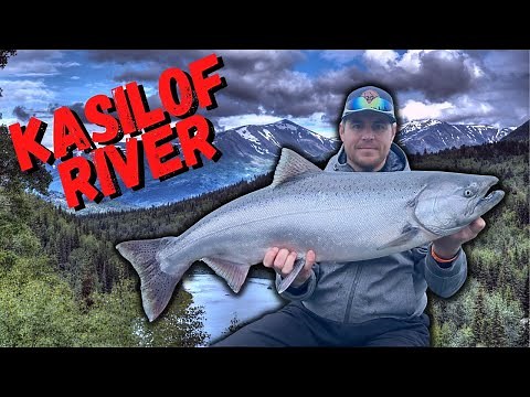 Fishing for KING SALMON on the Kasilof River! (DELICIOUS) *Soldotna, Alaska