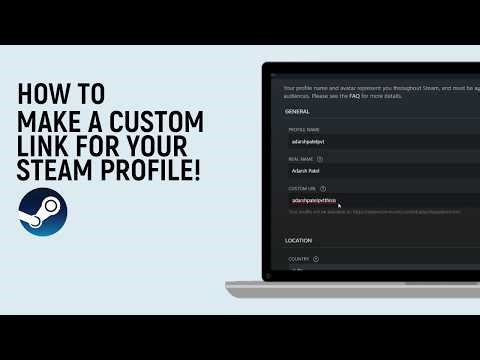 How to Make a Custom Link for Your Steam Profile [easy]