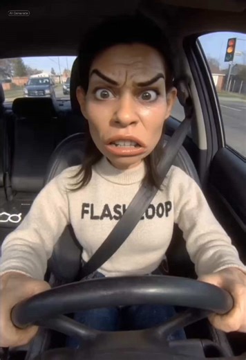 That one woman who absolutely should not be driving#woman#driving#weirdcore