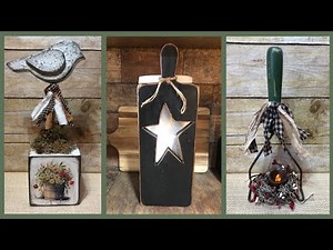 Country Primitive Rustic DIY Decor