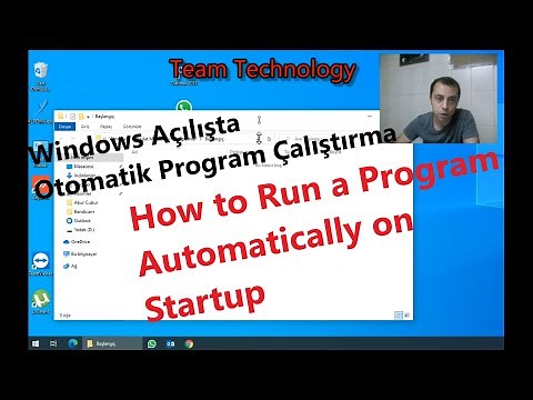 WİNDOWS AÇILIRKEN OTOMATİK PROGRAM ÇALIŞTIRMA