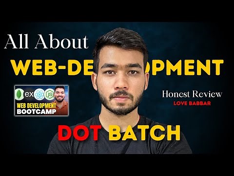All About Dot Batch 🧑‍💻 || Love Babbar Web Development || #coding #trending