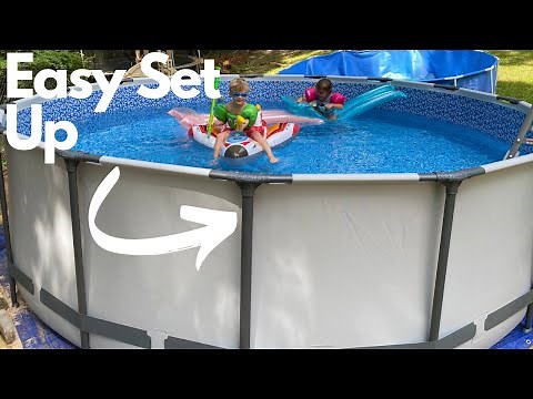 How to install an above ground pool. How to set up a Bestway above ground pool.