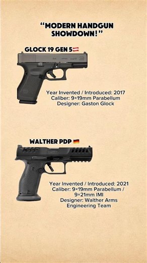 Glock 19 Gen 5 vs Walther PDP – Modern Handgun Showdown