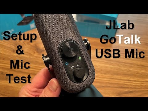 JLab Go talk Microphone Setup and Audio Tests