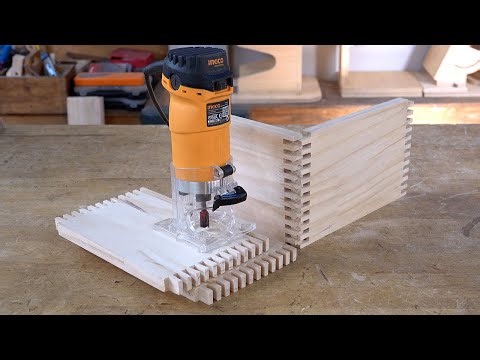 Amazing Box Joint With Router JIG