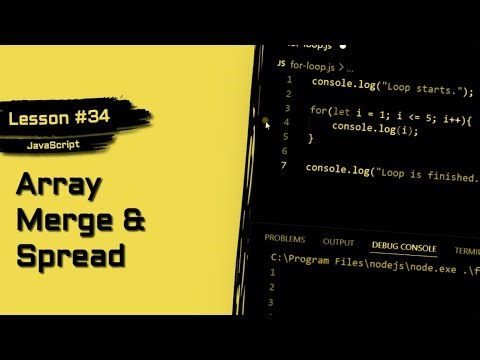 JavaScript For Beginners #34 | How to Combine Arrays in JavaScript