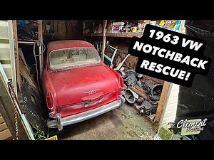 VOLKSWAGEN NOTCHBACK BARN FIND RESCUE