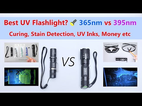 365nm vs 395nm UV Light – Best for Curing, Stain Detection & ID Checks?