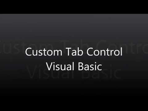 Custom Tab Control Switching tabs - Visual Basic 2010 Tutorial