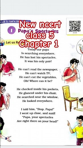 New ncert class 5 /chapter 1/english #santoor #class5 #ncert #newbook