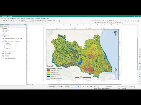 Step 2: Detailed Step-by-Step Elevation and Slope Map Preparation Using Cartosat-1 DEM in ArcGIS
