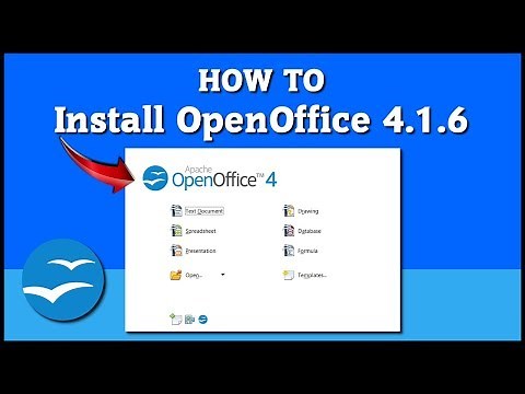How to install Open Office 4.1.6 on Windows 10 Tutorial