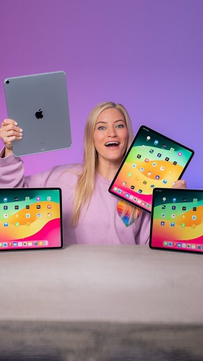 iJustine on Instagram: "Unboxing all colors of the new 13in M2 iPad Air! Full video is also up if you wanna learn more!"