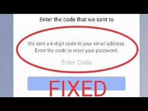 Fix Facebook 6 Digit Code Not Receiving & Coming Problem Solved 2024
