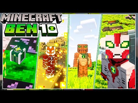 El mejor MOD de BEN 10 Para MINECRAFT! Ben 10 Addon