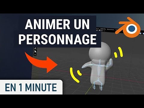 Comment Animer un personnage sur Blender