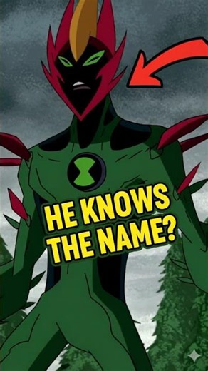 How Ben Instantly Knows Alien Names Explained! || #shorts