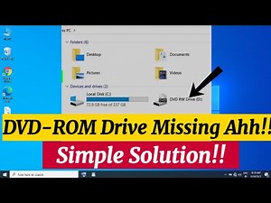 How To Fix DVD Drive Missing on Windows 11/10 | Tamil | RAM Solution