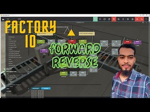 Forward & Reverse Rotation Control Conveyor Using Factory IO and PLC