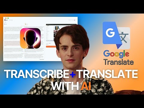 How to Transcribe and Translate Videos with GOOGLE Translate and Virbo Video Language Translator App