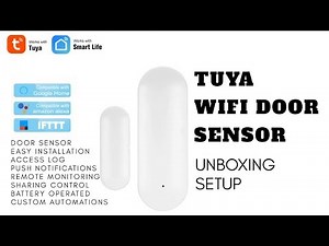 Tuya WiFi Door Sensor | Unboxing | Setup