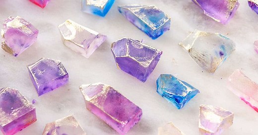Edible Gummy Crystals (Kuhakutou)