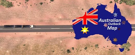 Australian Outback Map v1.0d - ATS Mods