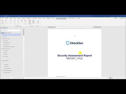 Canopy - Simple Pentest Report Template Setup