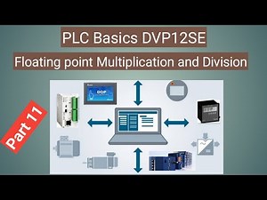 FLOATING POINT MULTIPLICATION AND DIVISION USING DELTA PLC || PART 11 || DVP12SE || PLC PROGRAMMING